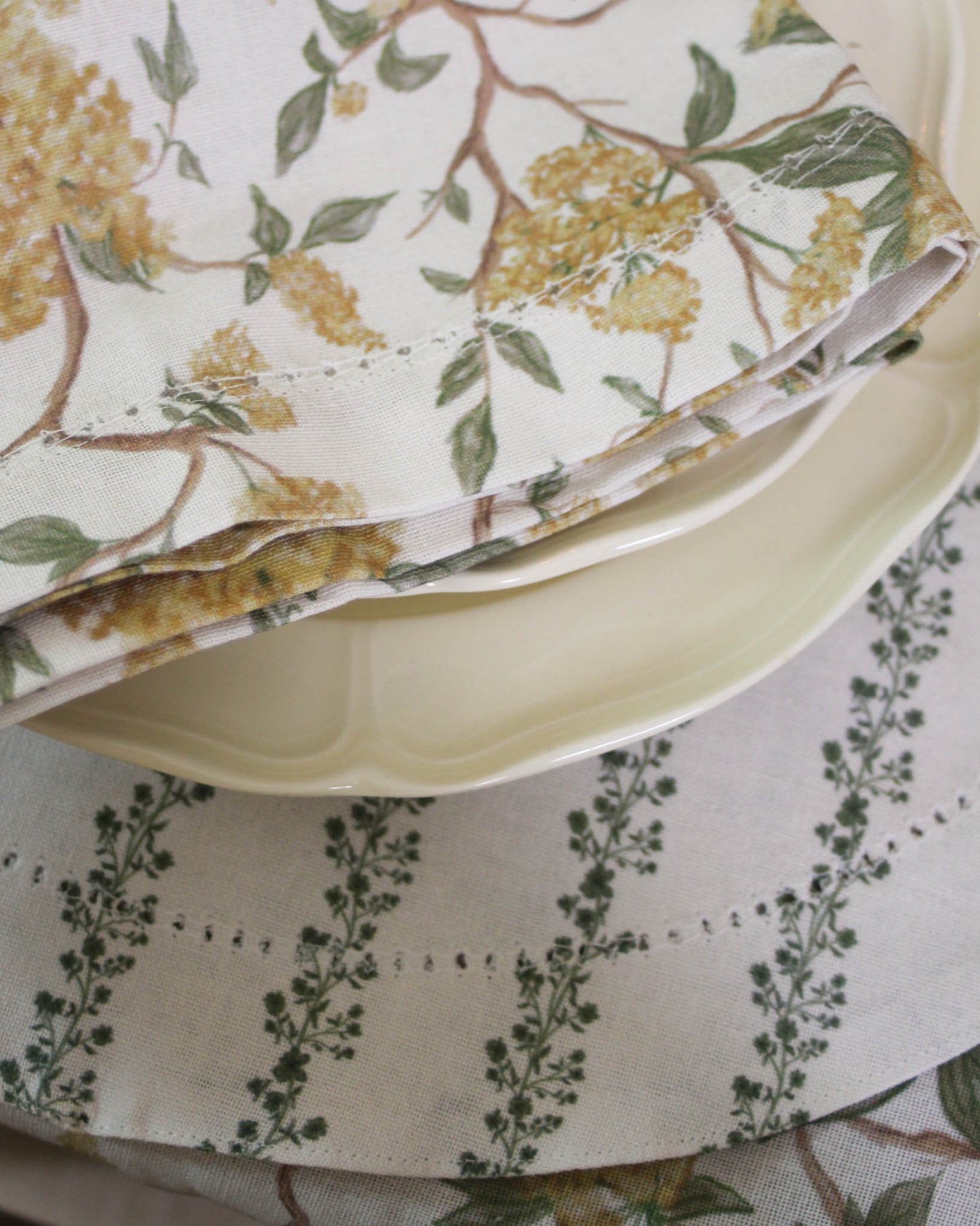 Hyacinth Marigold Napkins, Set of Four