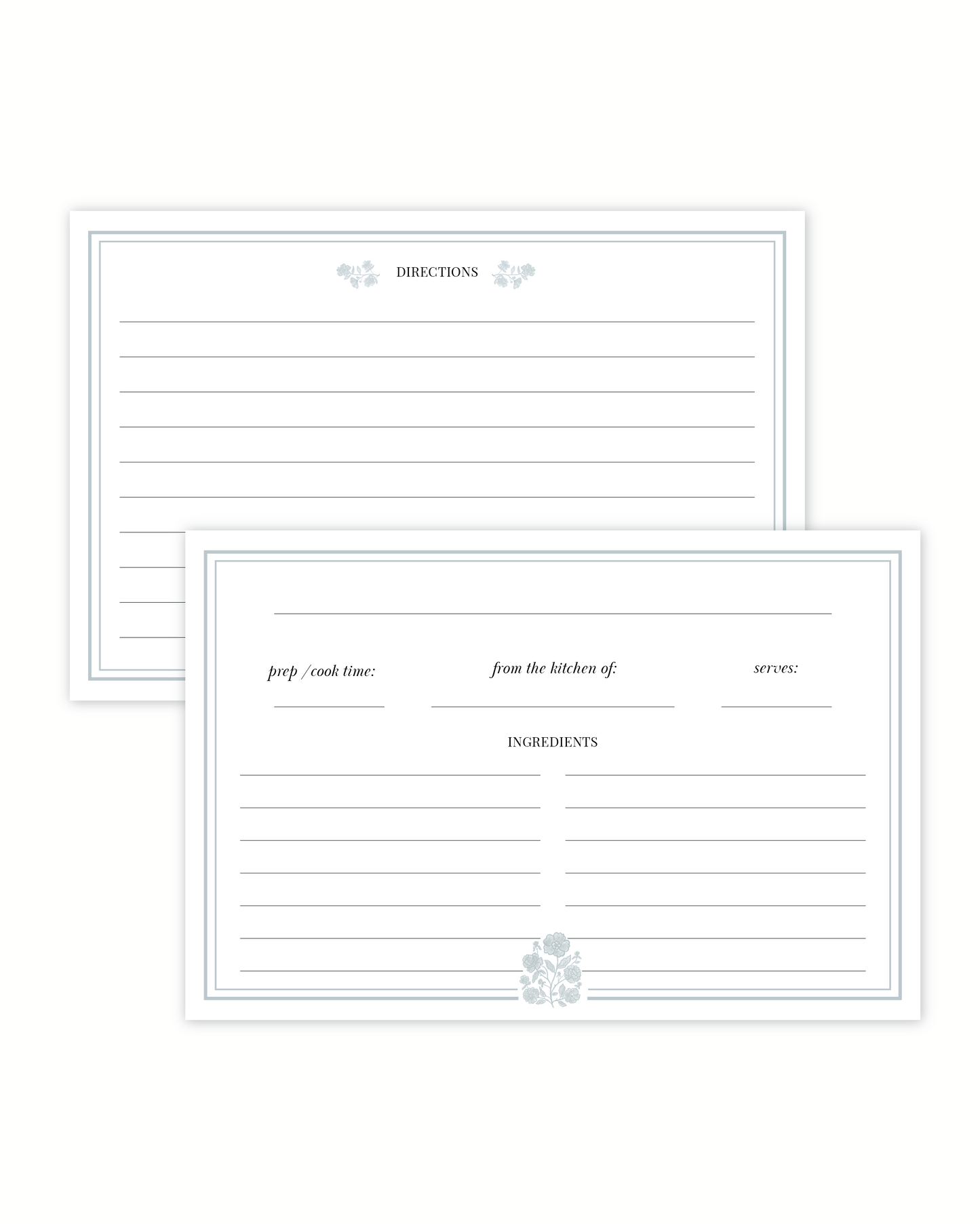 Preserve treasured recipes in style with these 4x6-inch vintage floral recipe cards, beautifully hand-drawn and printed on sturdy cardstock. Sold in a set of 12, they’re a perfect addition to any kitchen and make a thoughtful gift for Mother’s Day, bridal showers, or baking enthusiasts.
