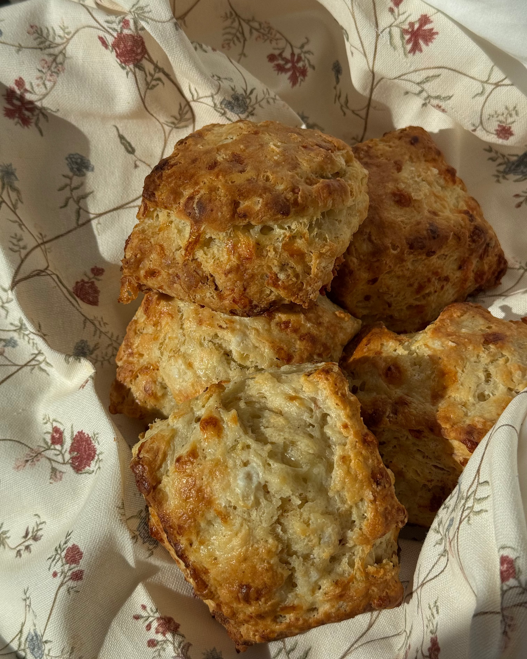 In the Kitchen: Sage Brown Butter Biscuits with Apple and Sharp White Cheddar
