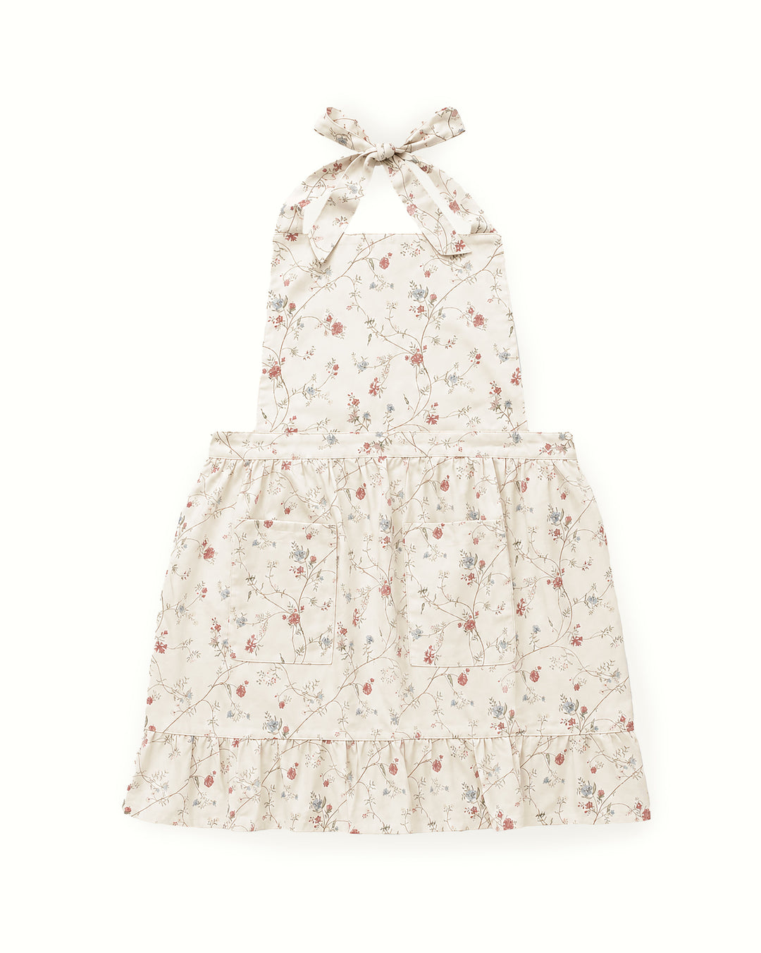 Personalized women’s floral apron with optional embroidered monogram, adjustable ties, and pockets for a thoughtful hostess, bridal shower, or birthday gift.