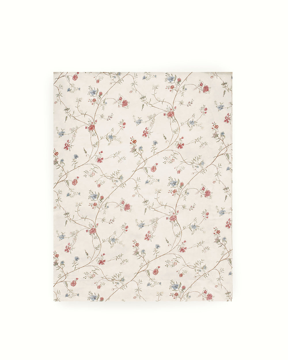 Premium cotton tablecloth in a timeless floral pattern, perfect for layering a beautiful table for family meals, seasonal entertaining, bridal showers, and celebrations.