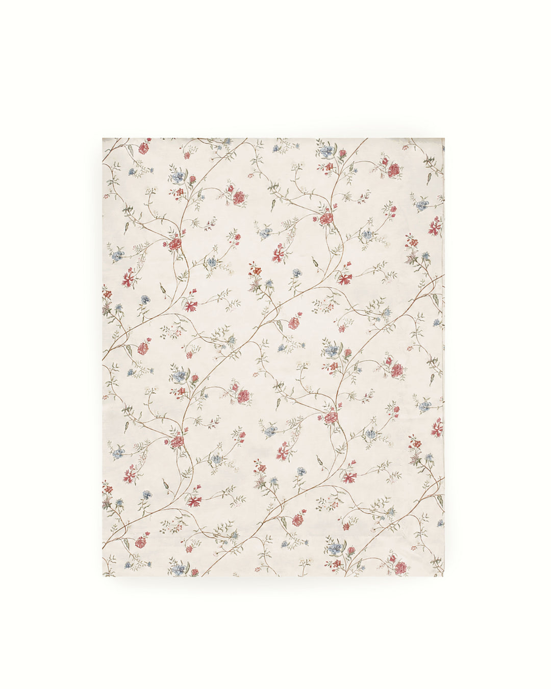 Premium cotton tablecloth in a timeless floral pattern, perfect for layering a beautiful table for family meals, seasonal entertaining, bridal showers, and celebrations.