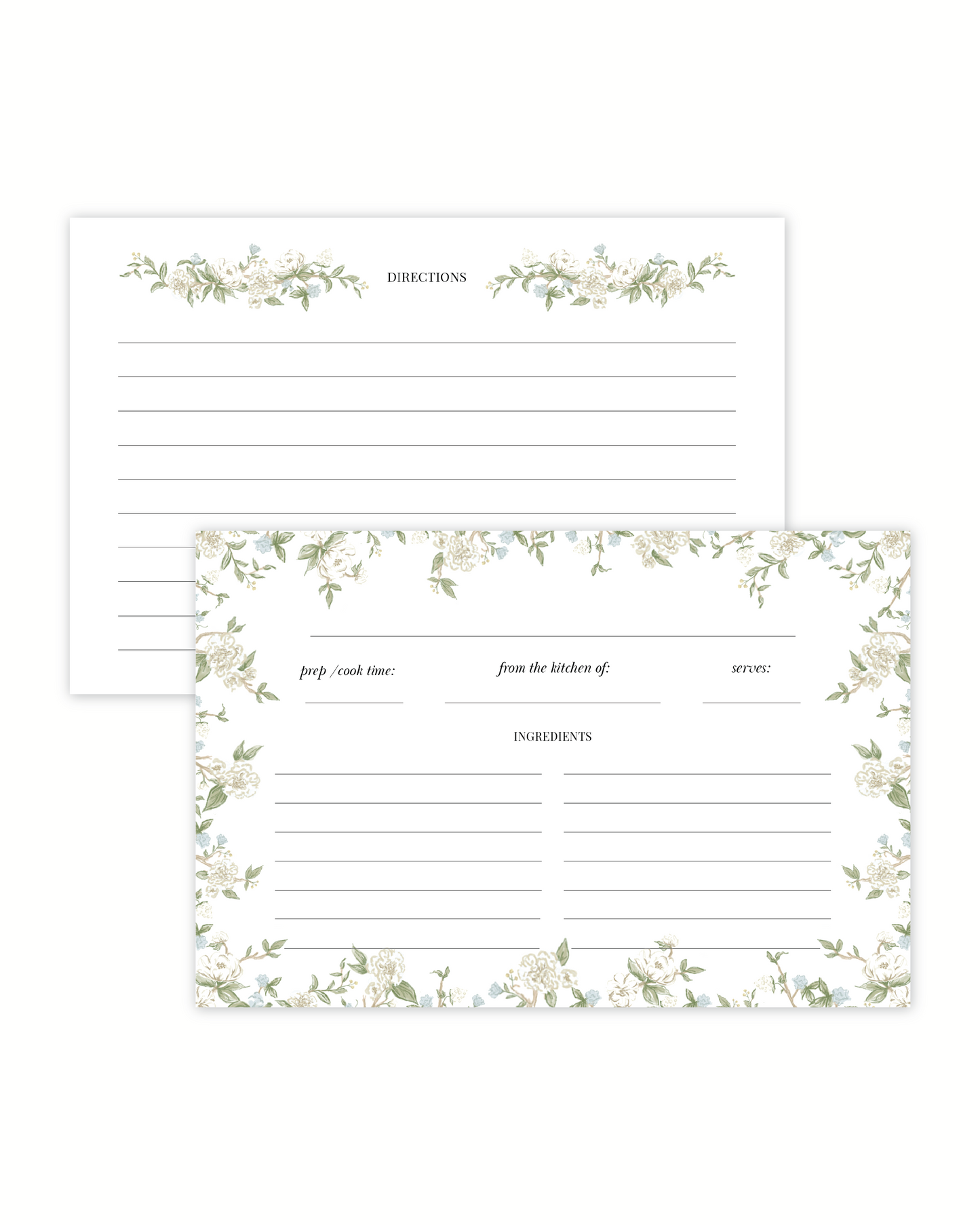 Celebrate the art of cooking with this set of 12 hand-drawn recipe cards, showcasing a vintage floral design on premium heavy cardstock. Measuring 4x6 inches, they’re perfect for jotting down favorite recipes and make a delightful gift for Mother’s Day, bridal showers, bakers, or hosts.