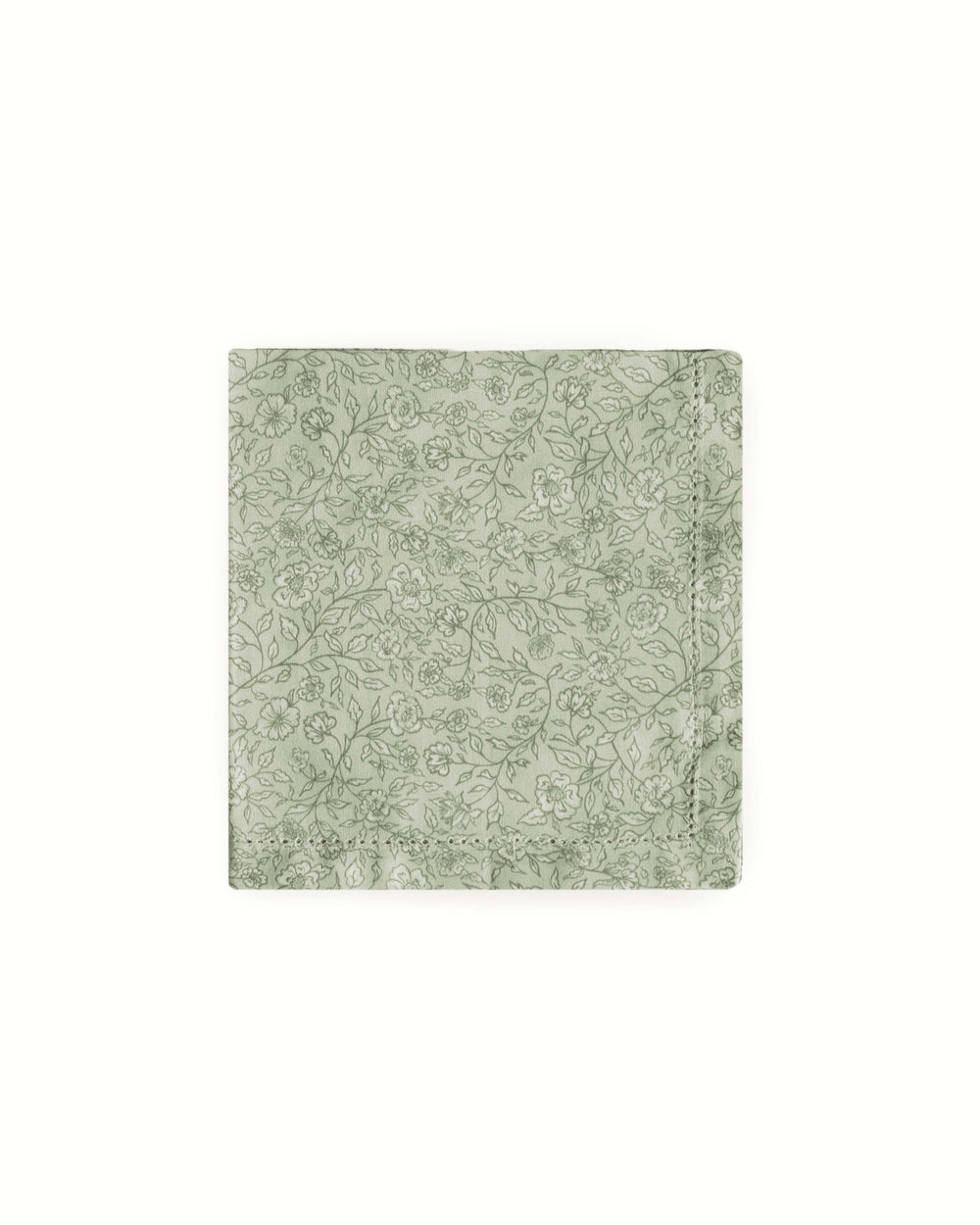 Set of four floral cloth napkins made from premium cotton with a hand-drawn botanical print, perfect for everyday dining, dinner parties, weddings, and holiday tablescapes.
