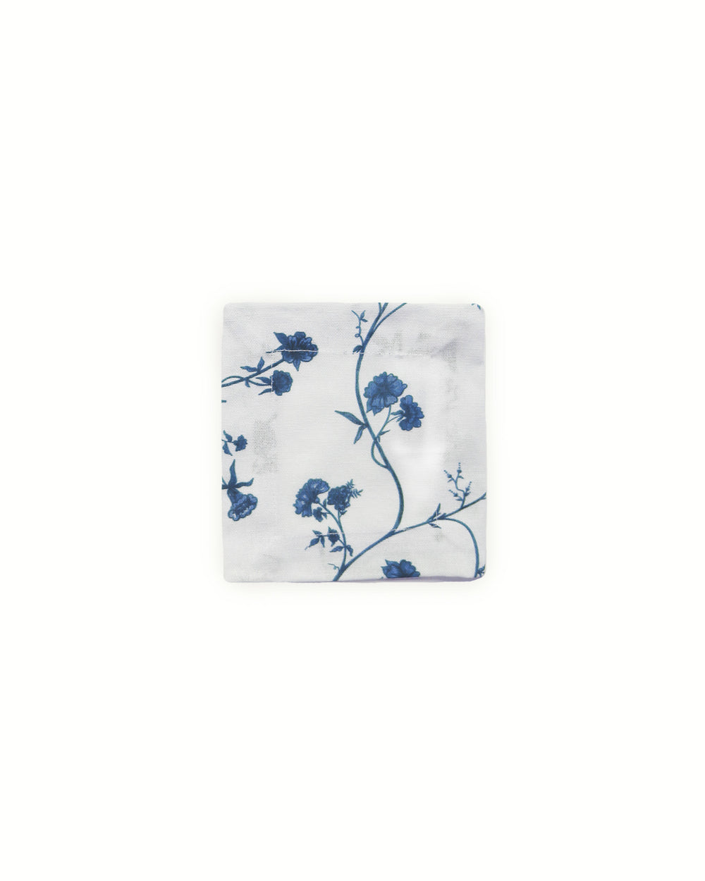 Blue and white Garden Vine cocktail napkins, set of 4, inspired by Delft pottery and designed for elegant yet relaxed coastal-style entertaining.