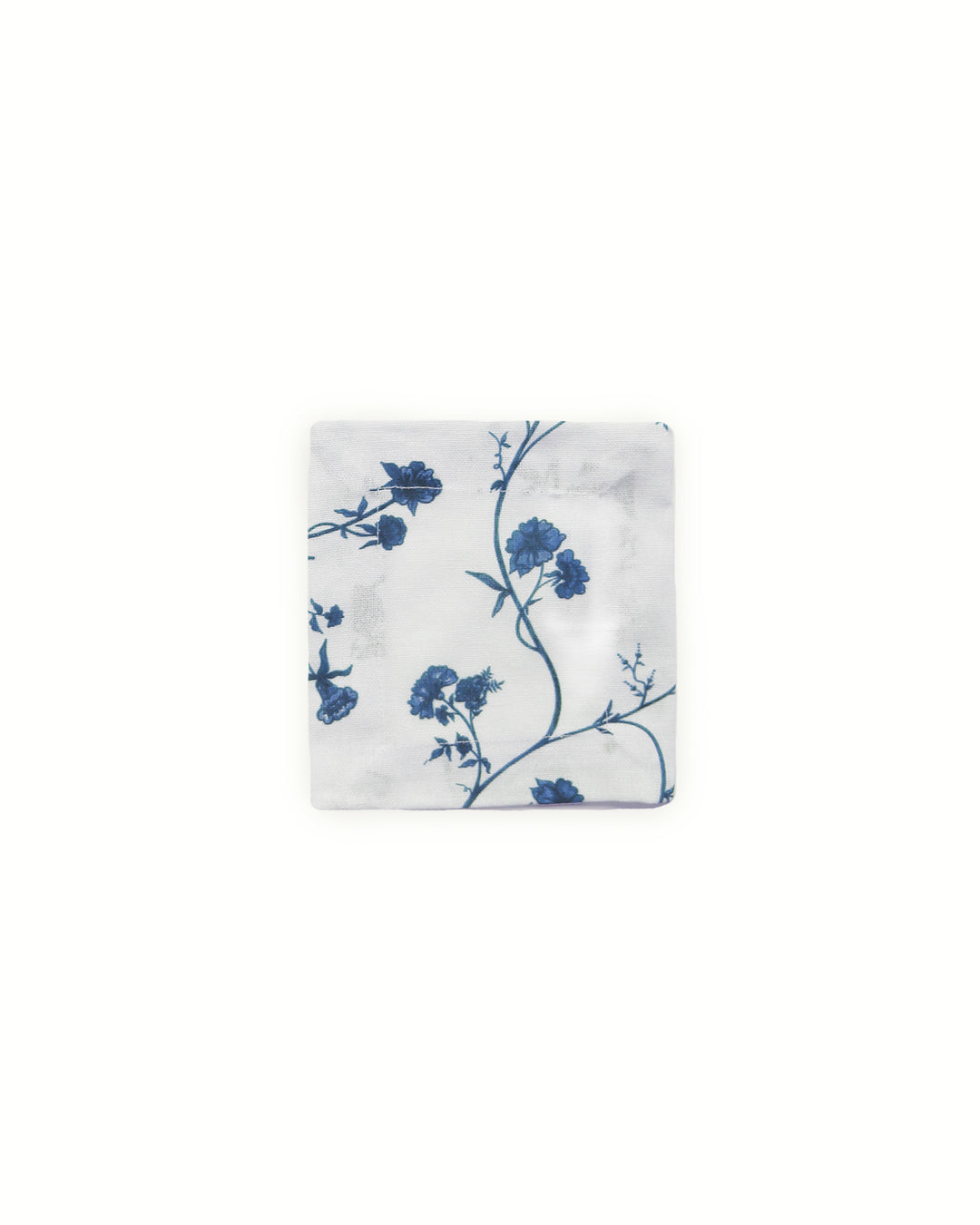 Blue and white Garden Vine cocktail napkins, set of 4, inspired by Delft pottery and designed for elegant yet relaxed coastal-style entertaining.