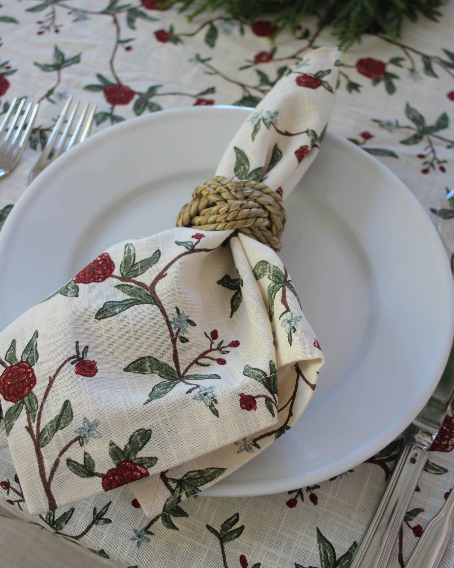 Bloom Floral Napkins, Set of Four