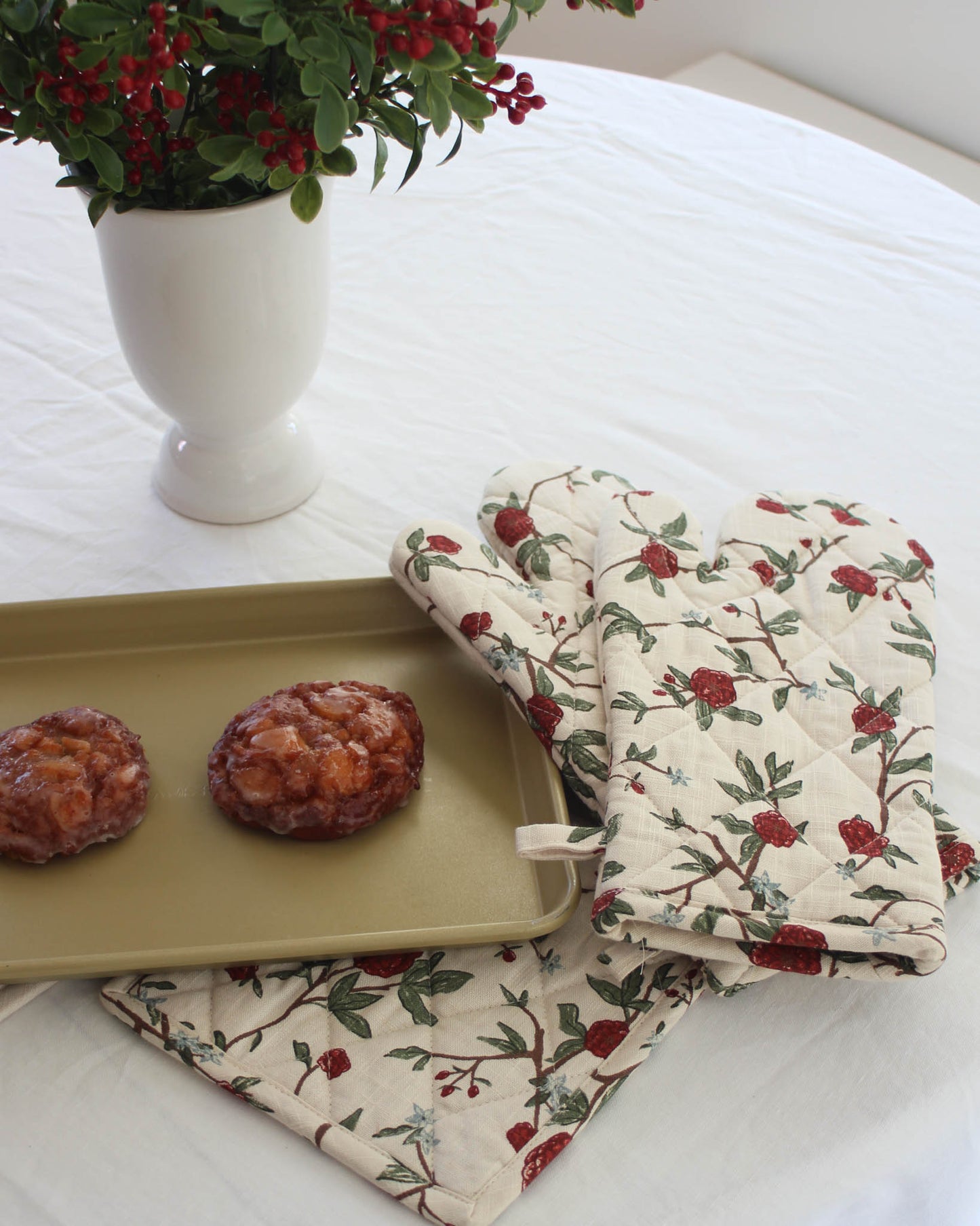 Bloom Floral Pot Holder Set