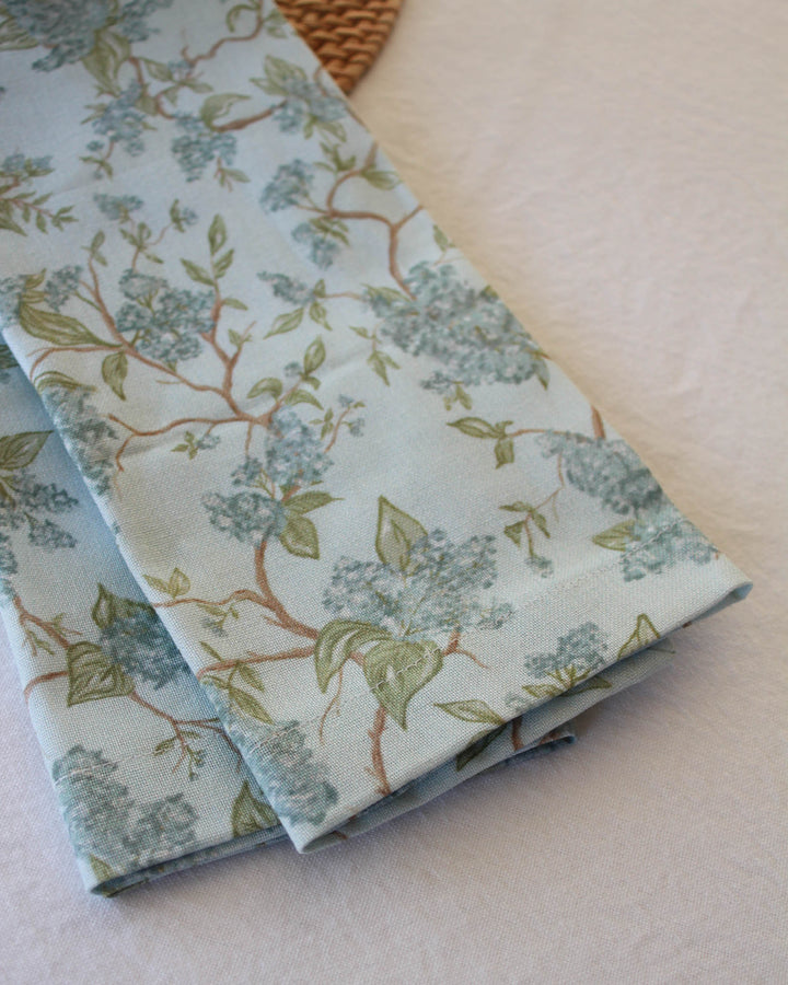 Hyacinth Blue Cotton Tea Towel