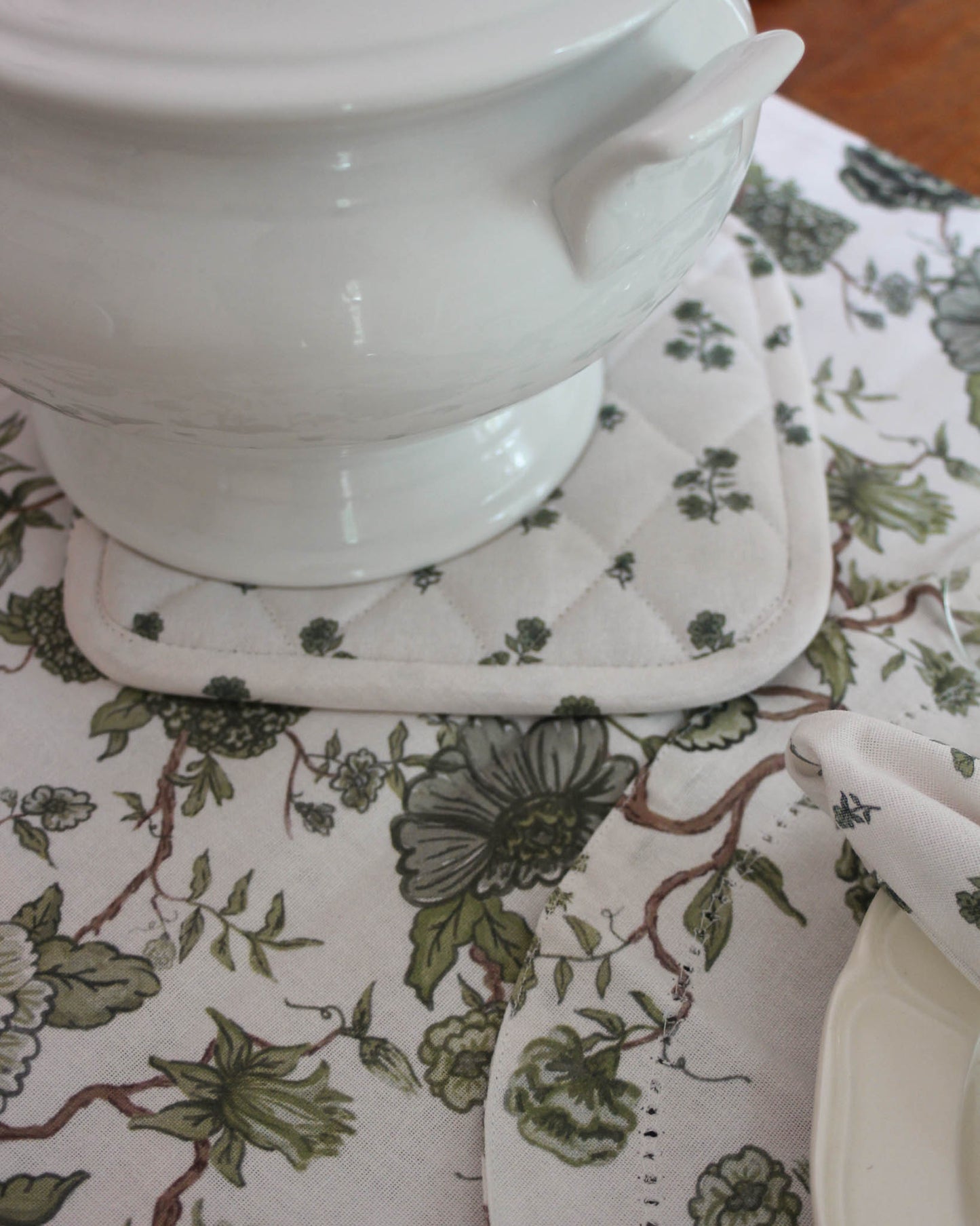 Bouquet Floral Pot Holder Set