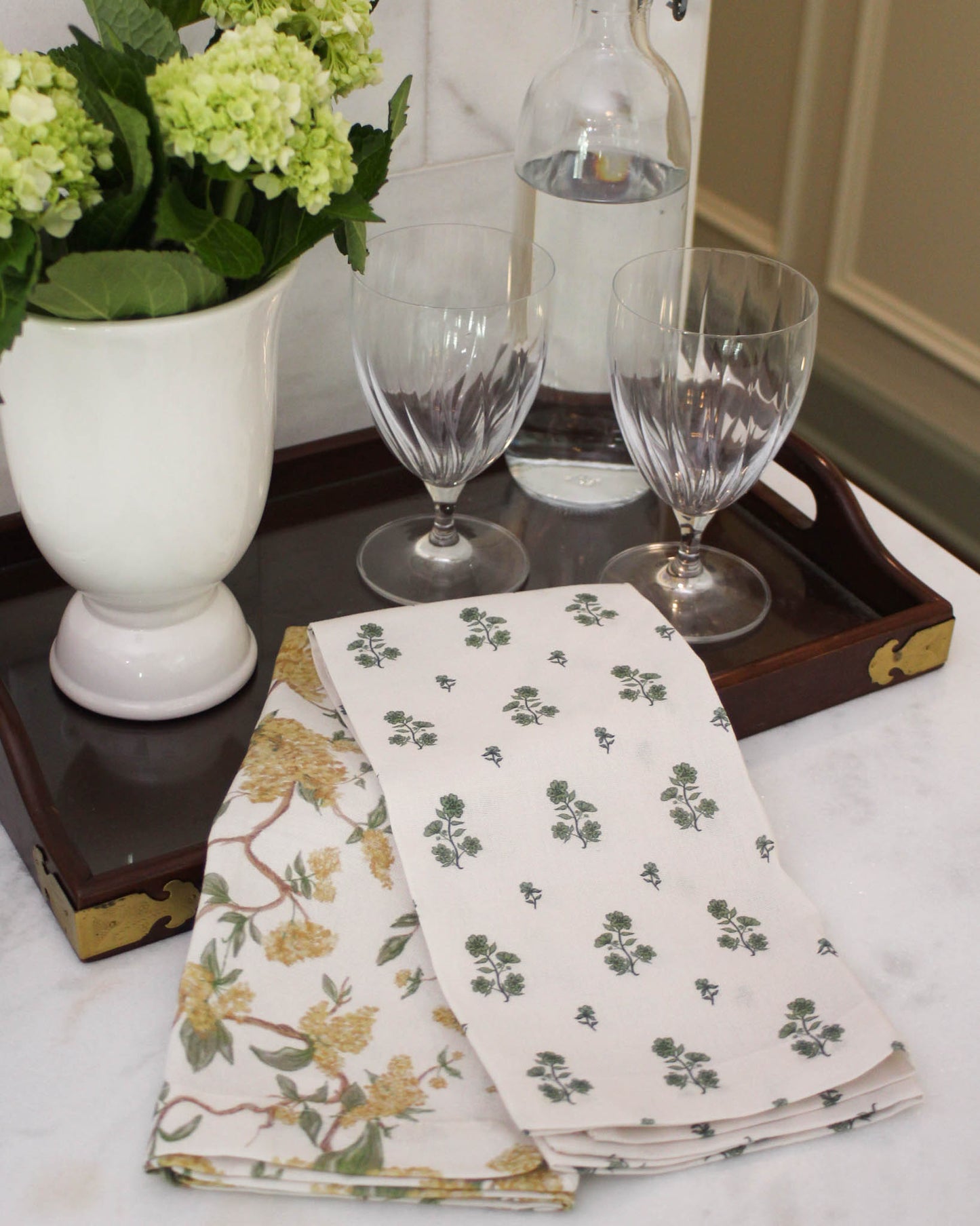 Bouquet Floral Cotton Tea Towel