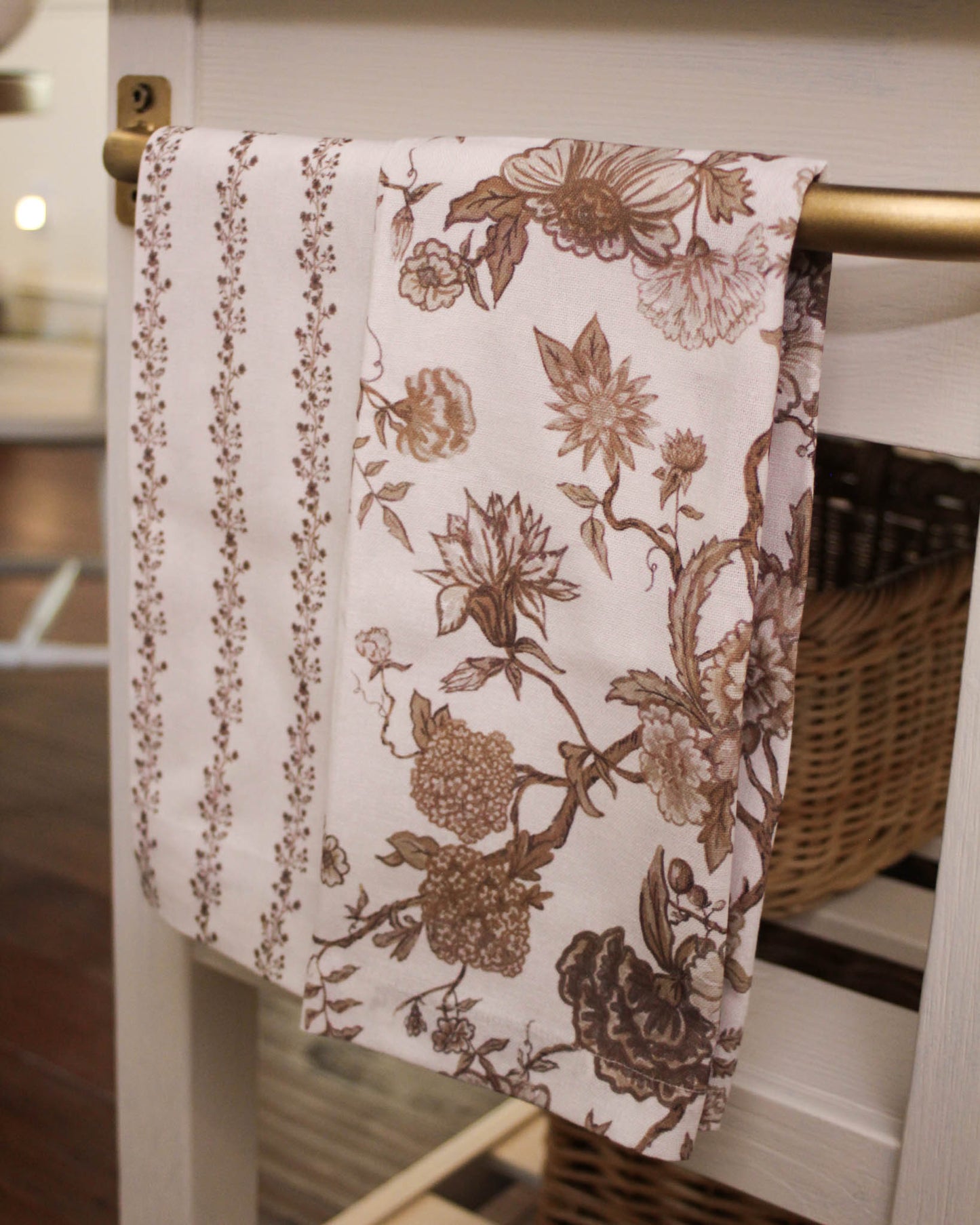 Florence Floral Cotton Tea Towel
