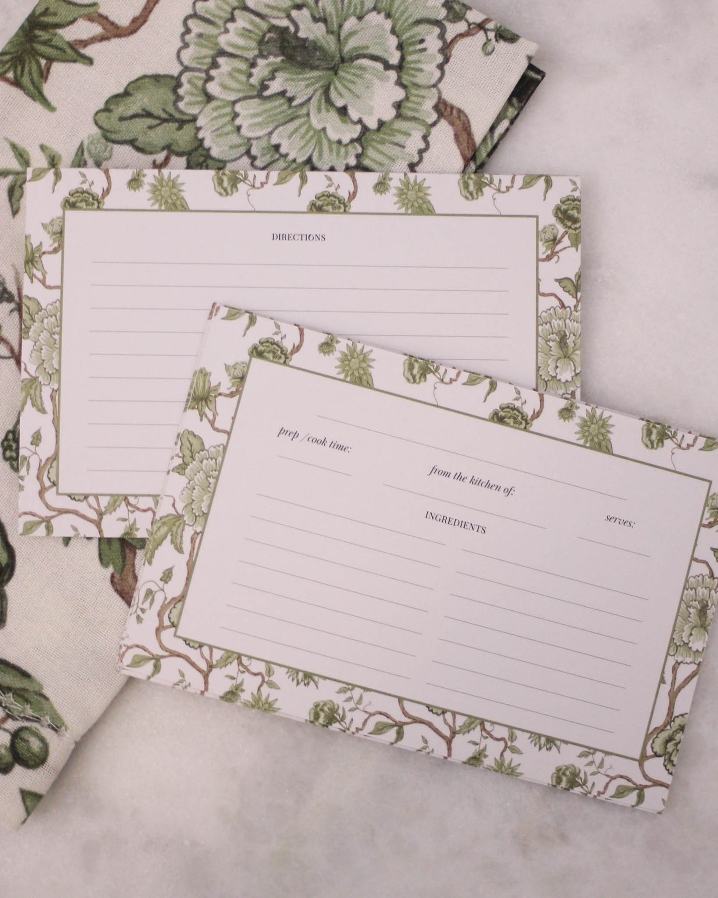 Florence Fern Recipe Card Set