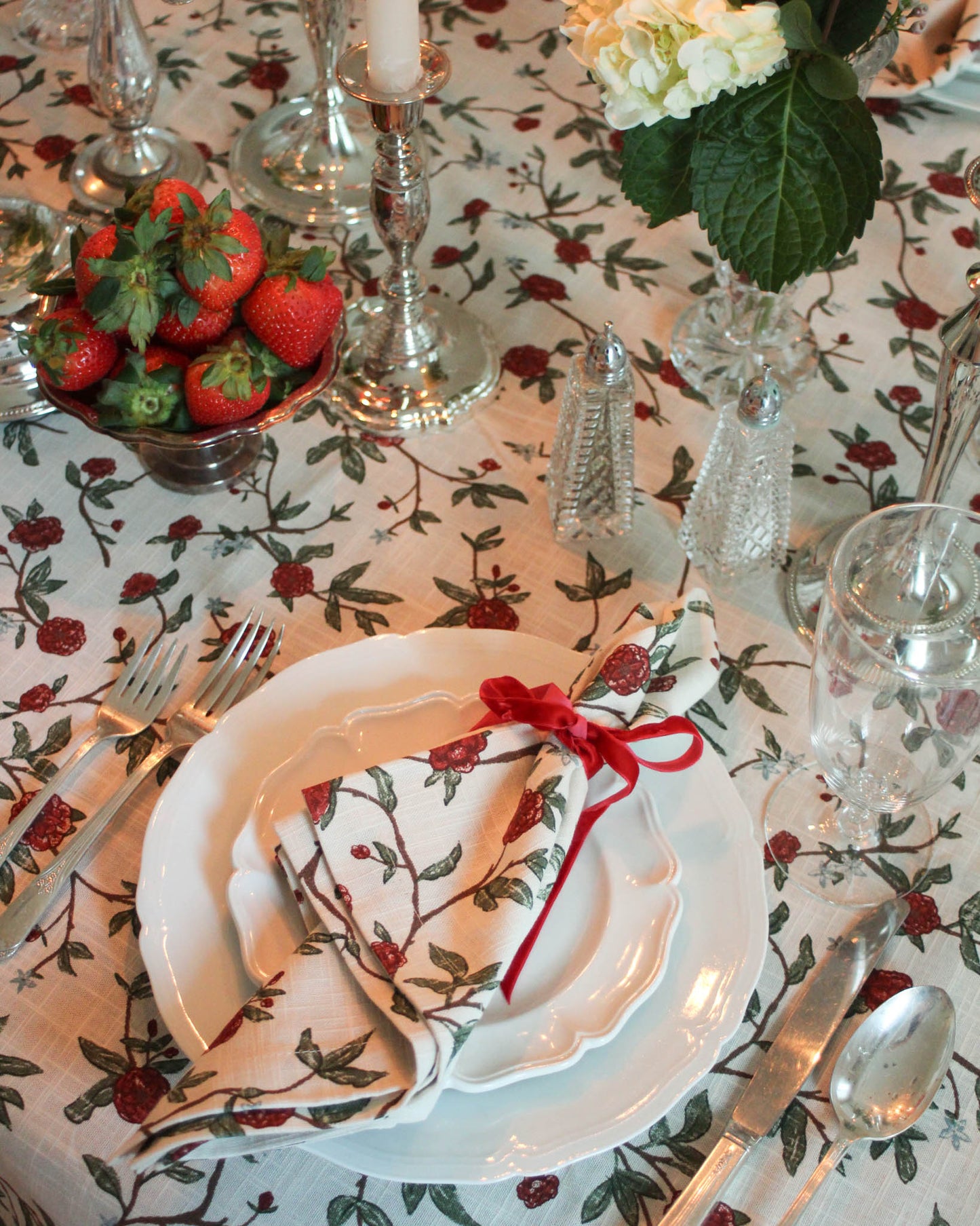 Bloom Floral Napkins, Set of Four