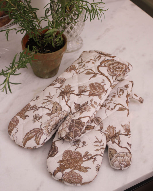 Florence Floral Oven Mitt Set