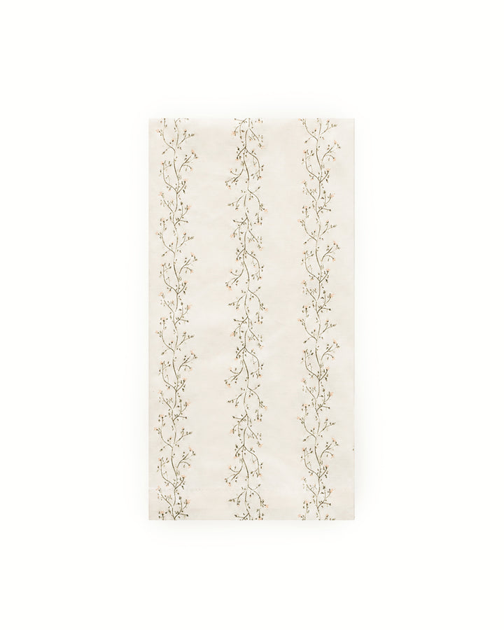 Printed cotton dish towel with an original hand-drawn design, created for drying hands and dishes while adding beautiful color and pattern to the kitchen.