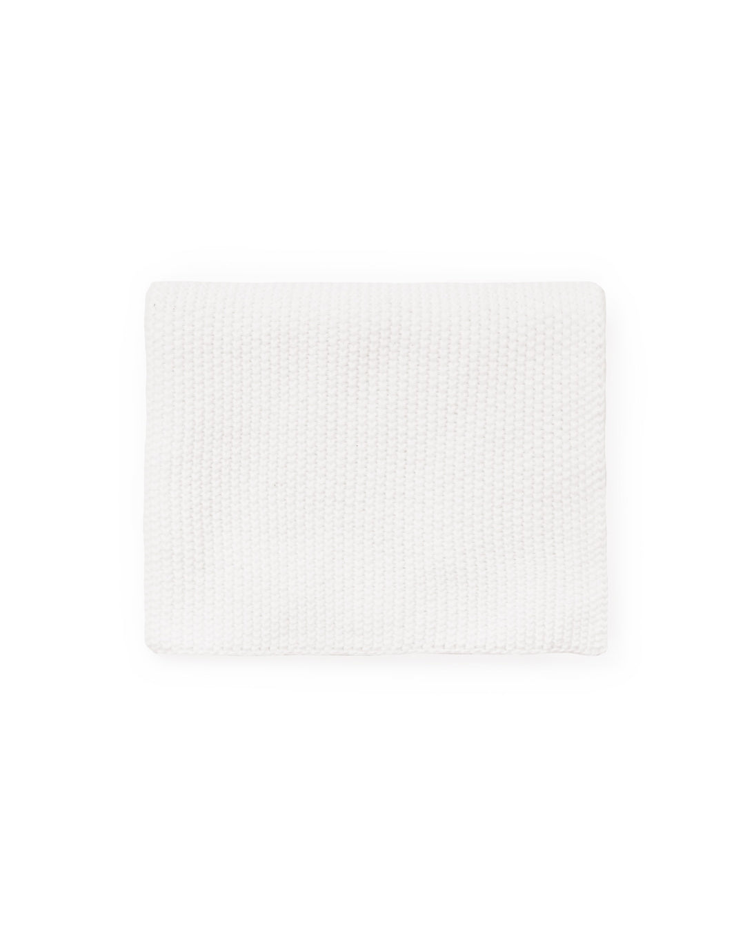 Sorrento White Cotton Knit Kitchen Towel, Set of 2