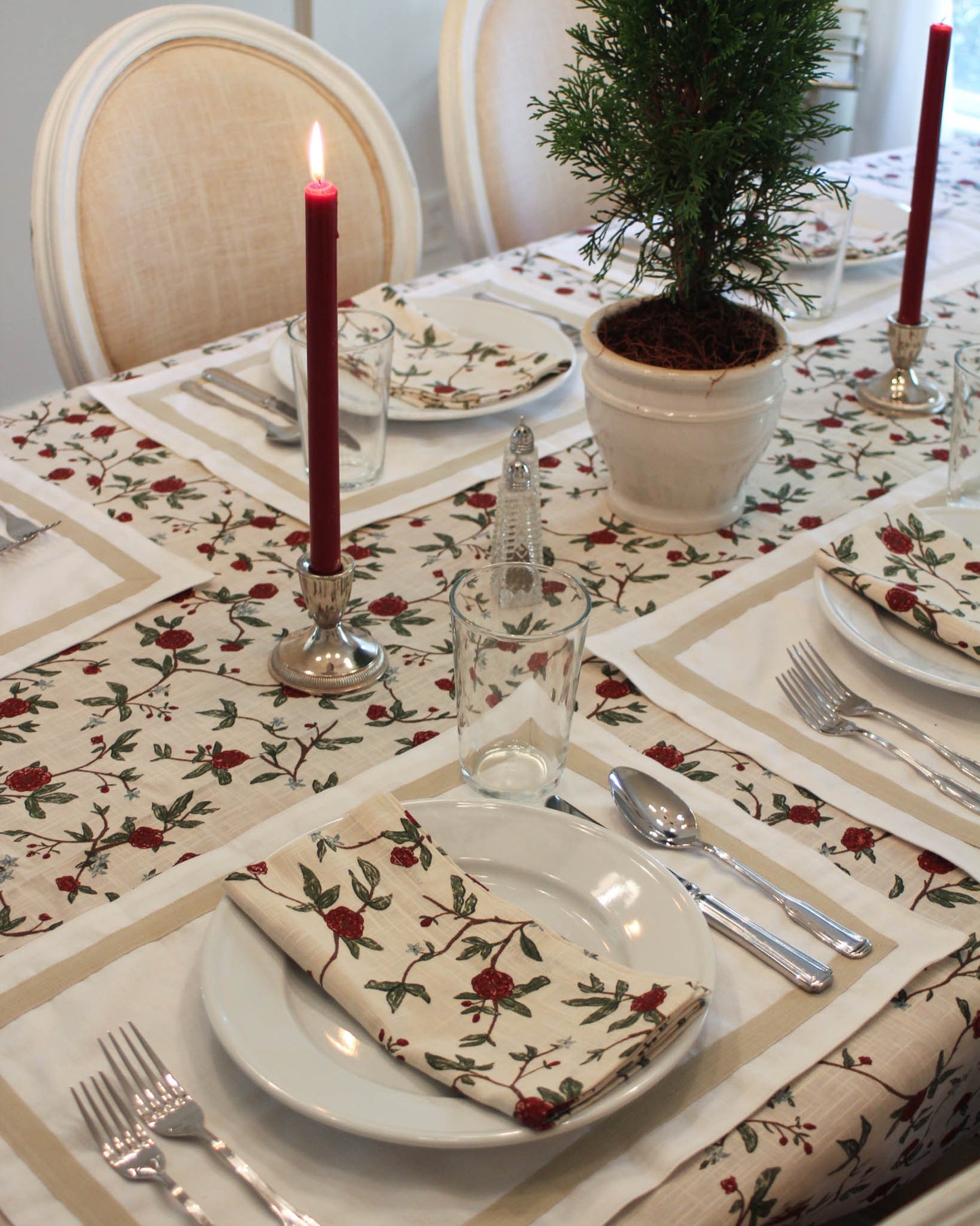 Winter Bloom Tablecloth