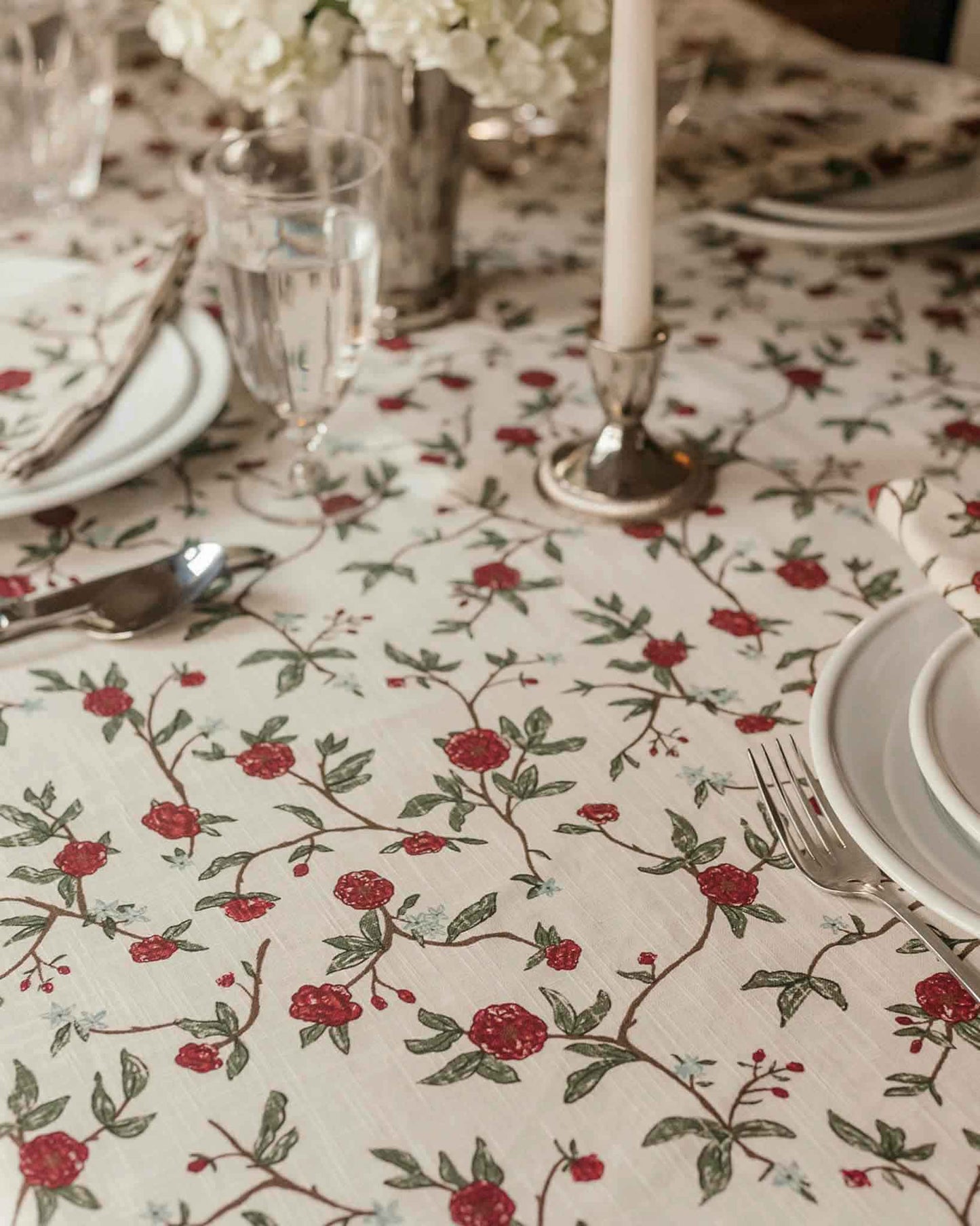 Winter Bloom Tablecloth