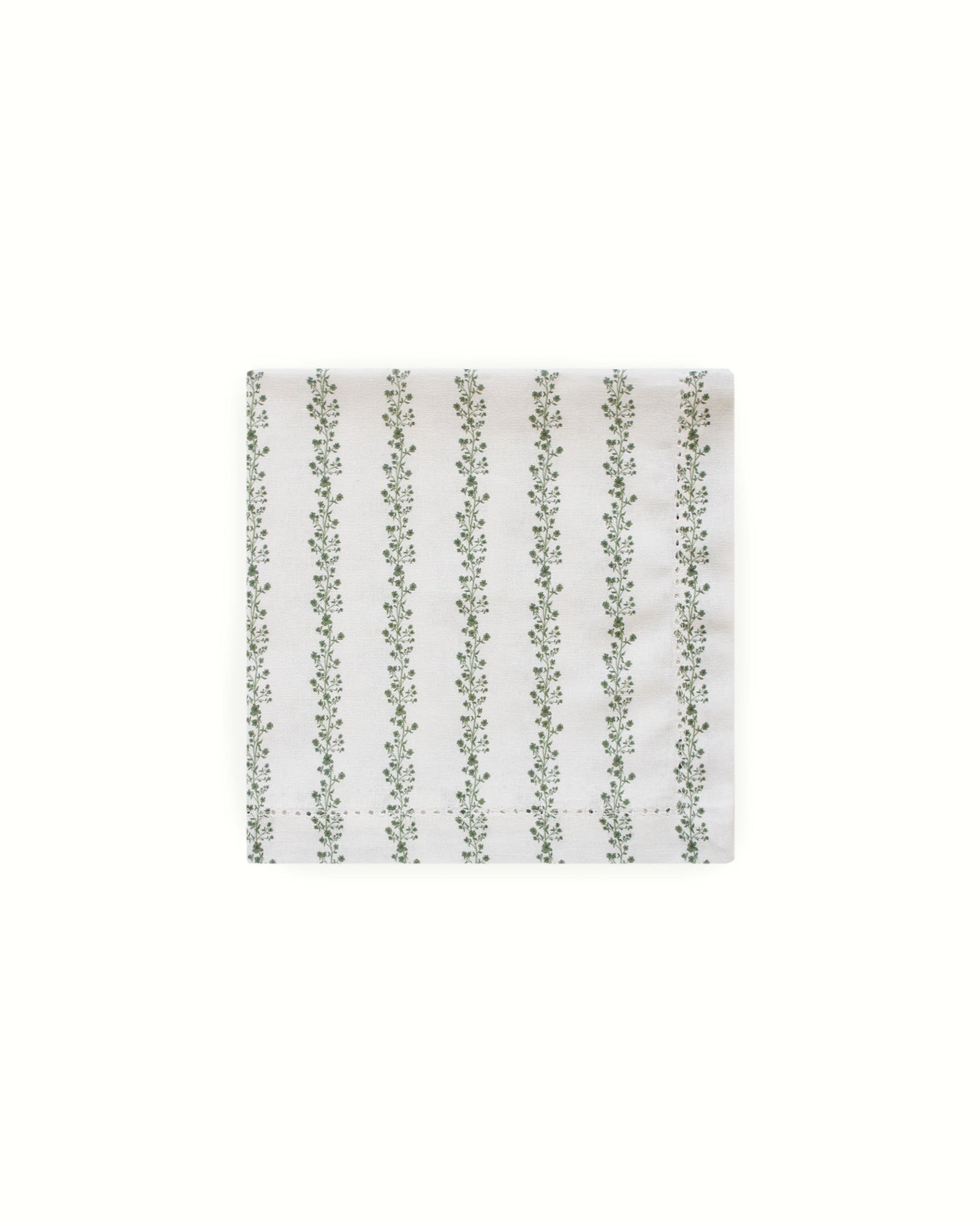 Begonia Stripe Floral Napkins, Set of Four