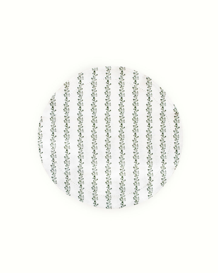 Begonia Stripe Fern Placemats, Set of Four