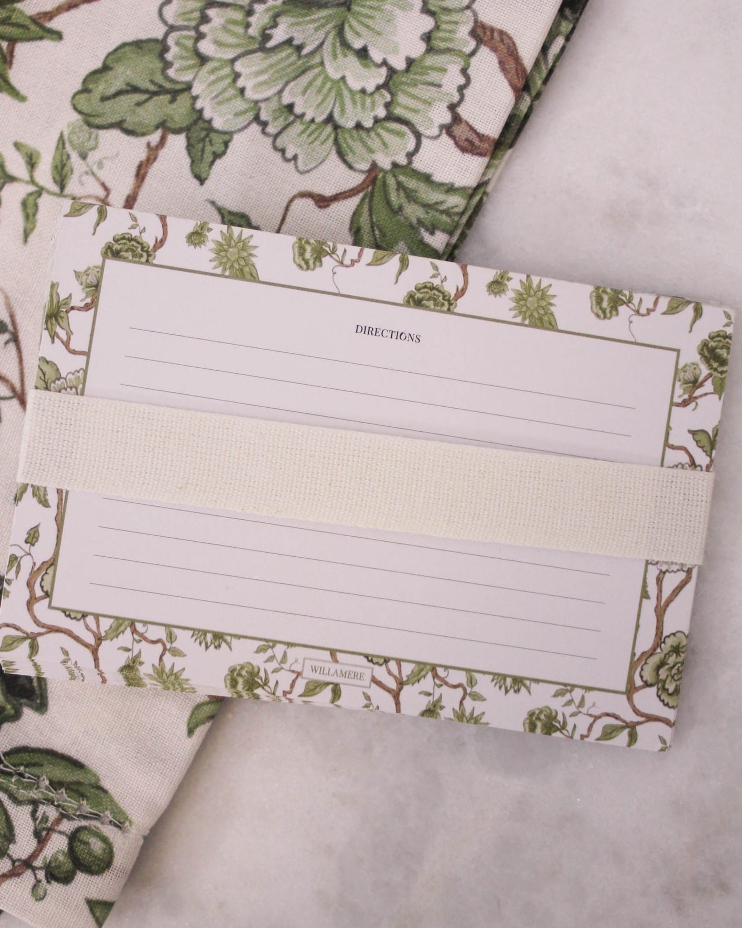 Double-sided recipe cards with space for ingredients and cooking notes